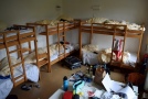 ein Zimmer im Jugendwaldheim mit Stockbetten